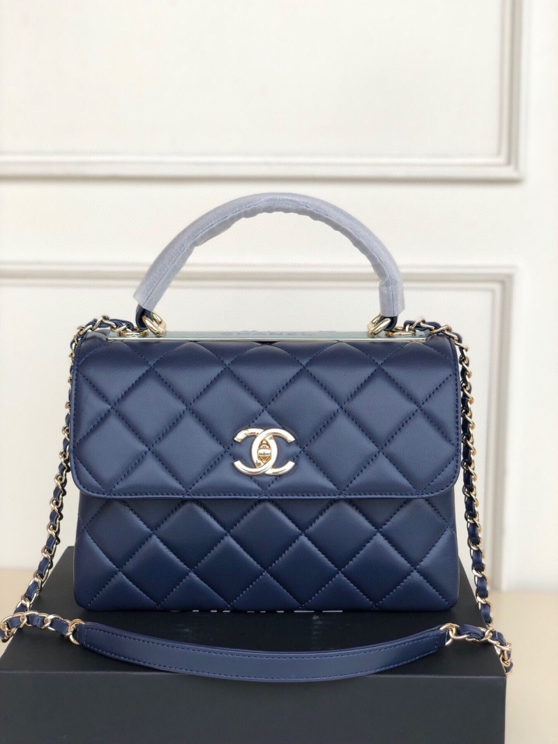 Ch**el top handle bags
